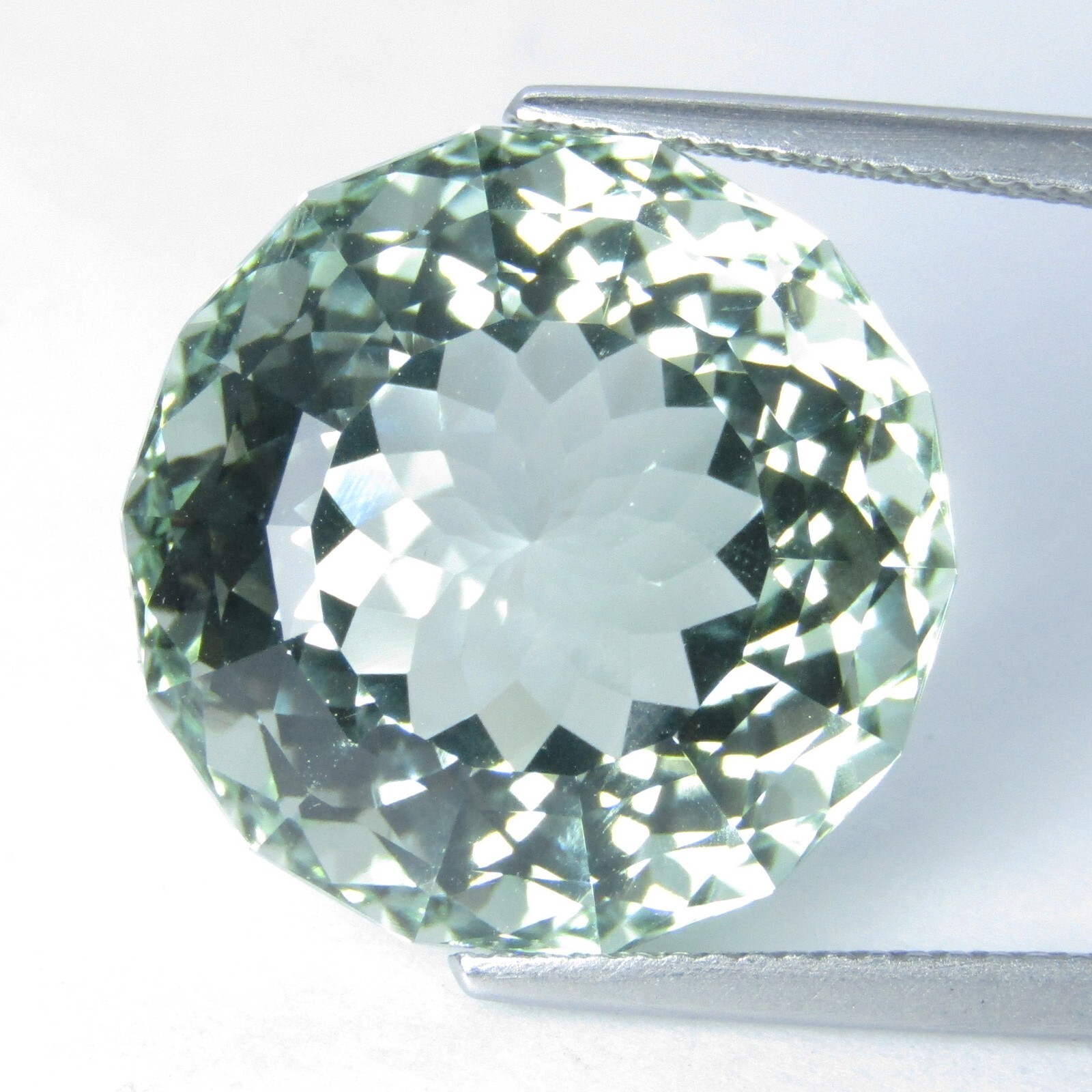 22.50Cts Natural Gorgeous Green Amethyst(Prasiolite) Round Custom Cut Gemstone