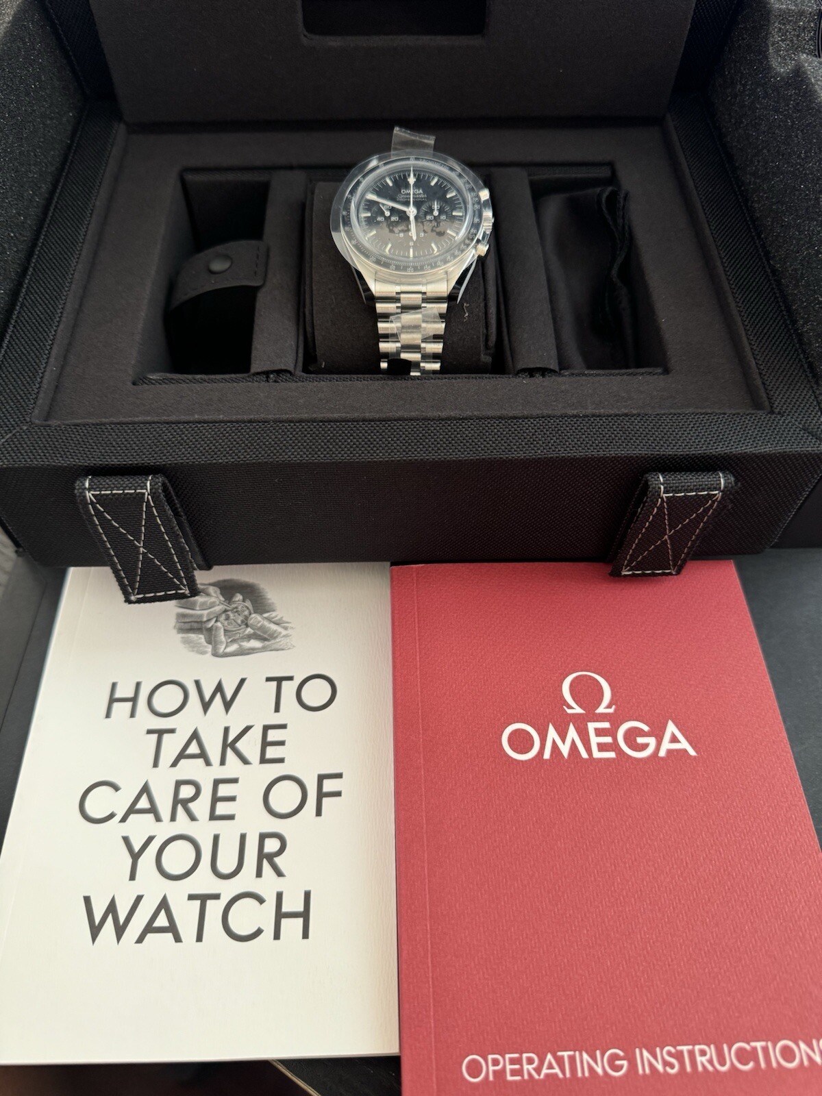 2024 NEW Omega Speedmaster 310.30.42.50.01.002 SAPPHIRE NEW CLASP 42mm Watch