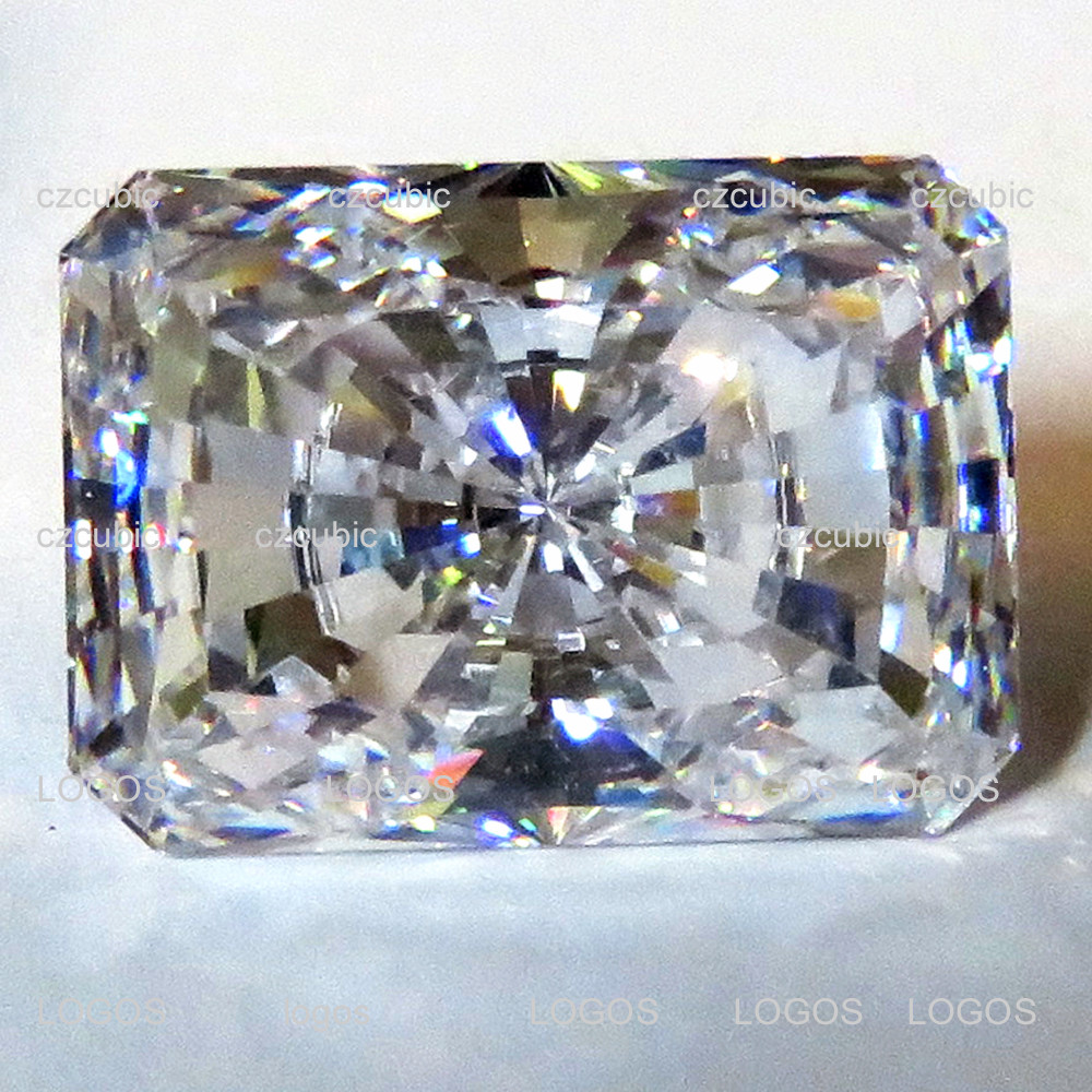 CUBIC ZIRCONIA EME/RADIANT CUT SUPER QUALITY 7 A ( NOT AAAAA ) CZ U.S.A SHIPPER