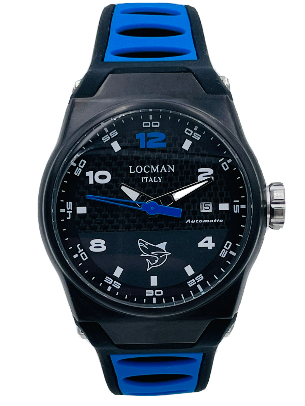 Locman Mare Automatic Pvd 556KKBB/598 44mm Very Discounted Rubber Watch New