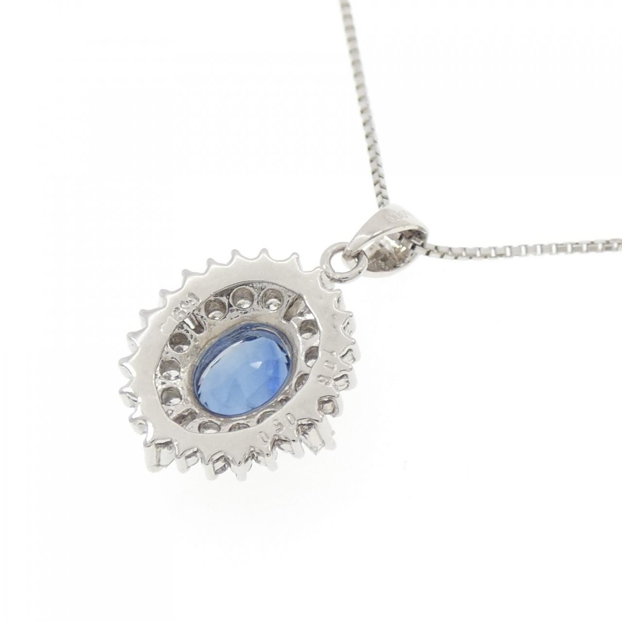 Authentic PT900/PT850 Sapphire Necklace 1.06CT #270-004-157-8879