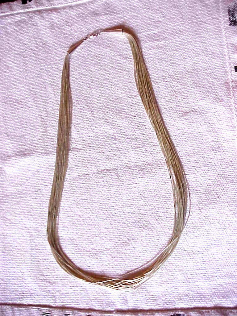 VINTAGE NAVAJO LIQUID SILVER NECKLACE 30 STRAND, STERLING SILVER, 29-1/2 IN