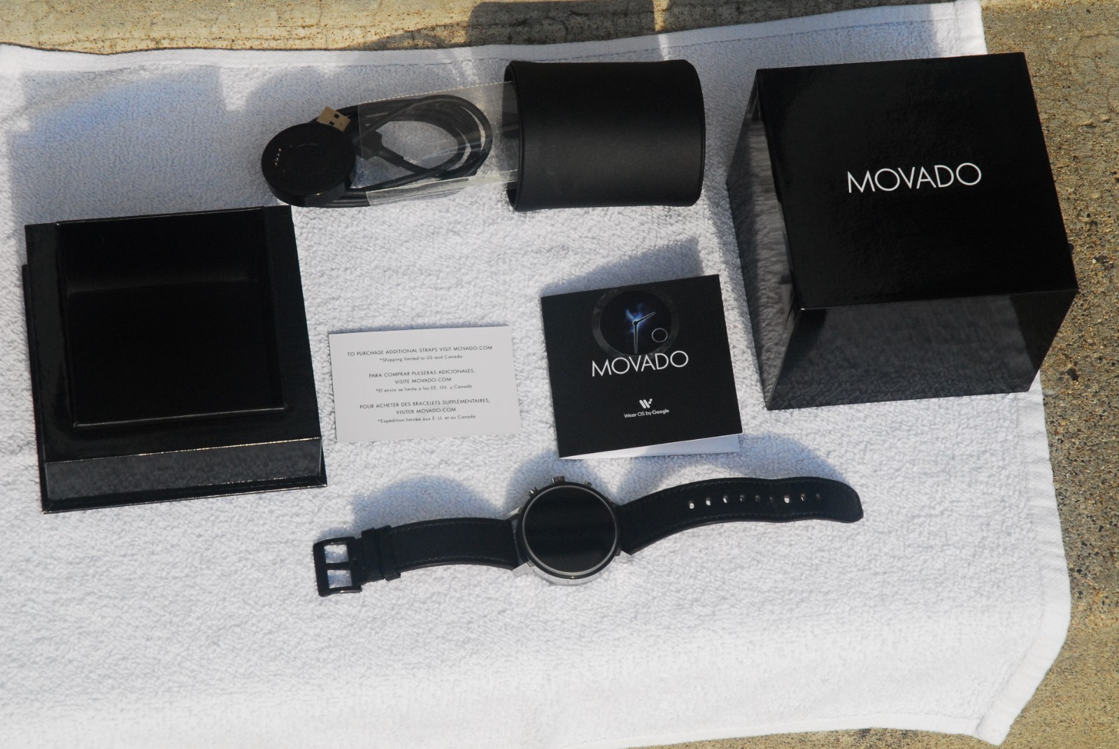 Movado Connect 2.0 Smart Watch Android Apple iOS With Original Box & Paperwork