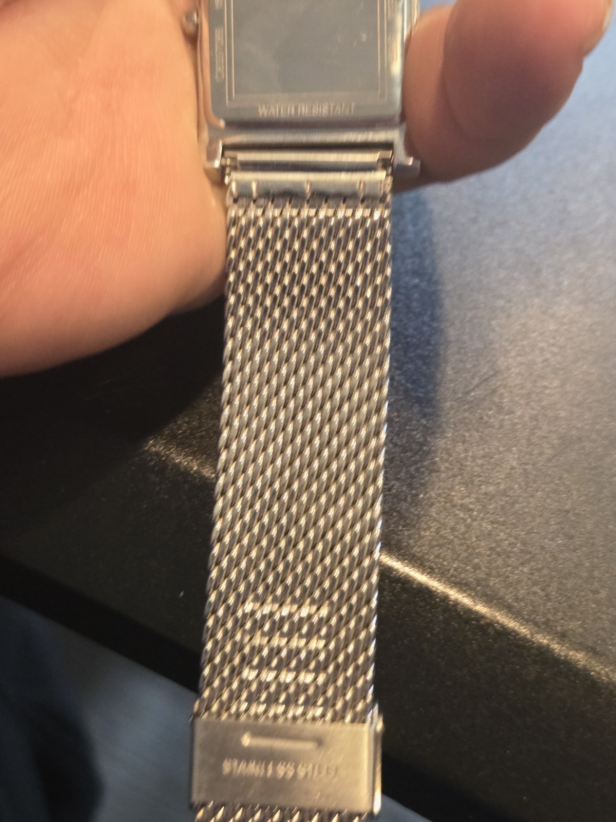 Bulova Men’s Dial Thin Tank Watch Accutron C8337706 Other Mesh Band EUC C202