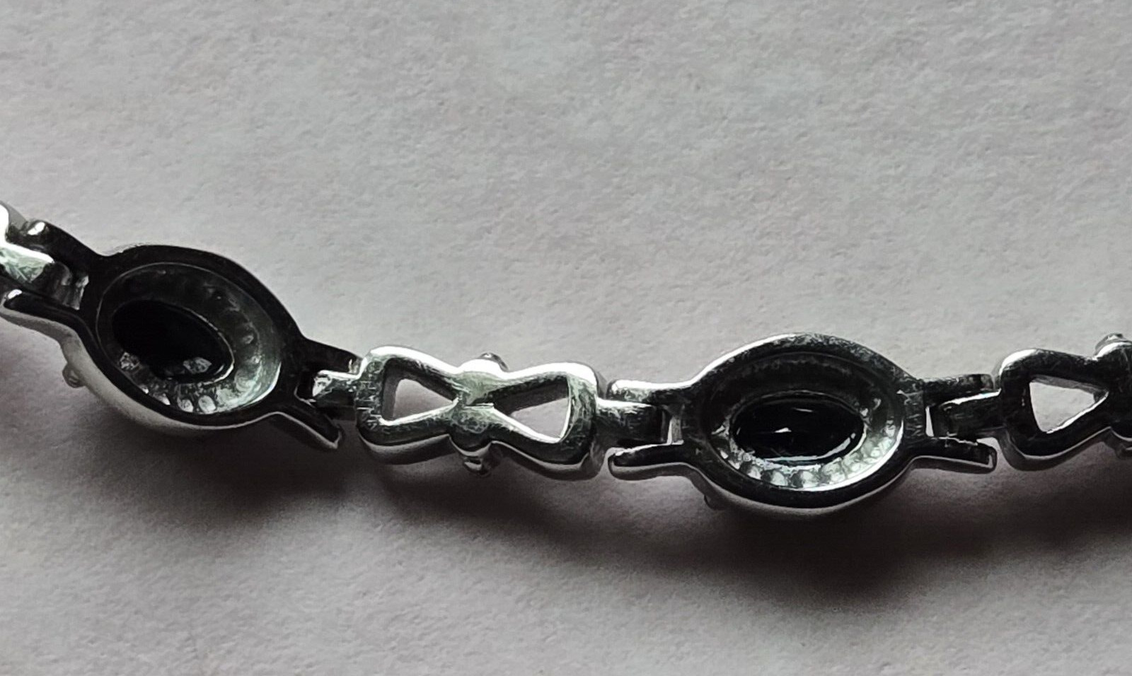Black Spinel Tennis Bracelet in Surgical Stainless Steel (6.50-8.0) 4.10 ctw