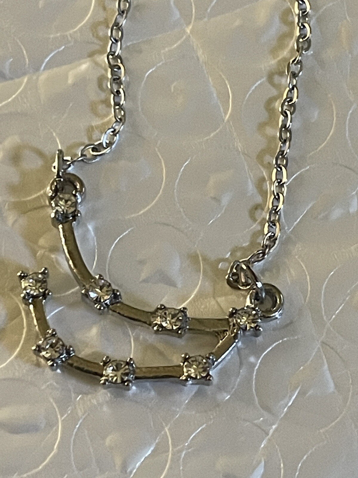 Capricorn Zodiac Necklace Sterling Silver 925 adjustable 17.5”-20” #386