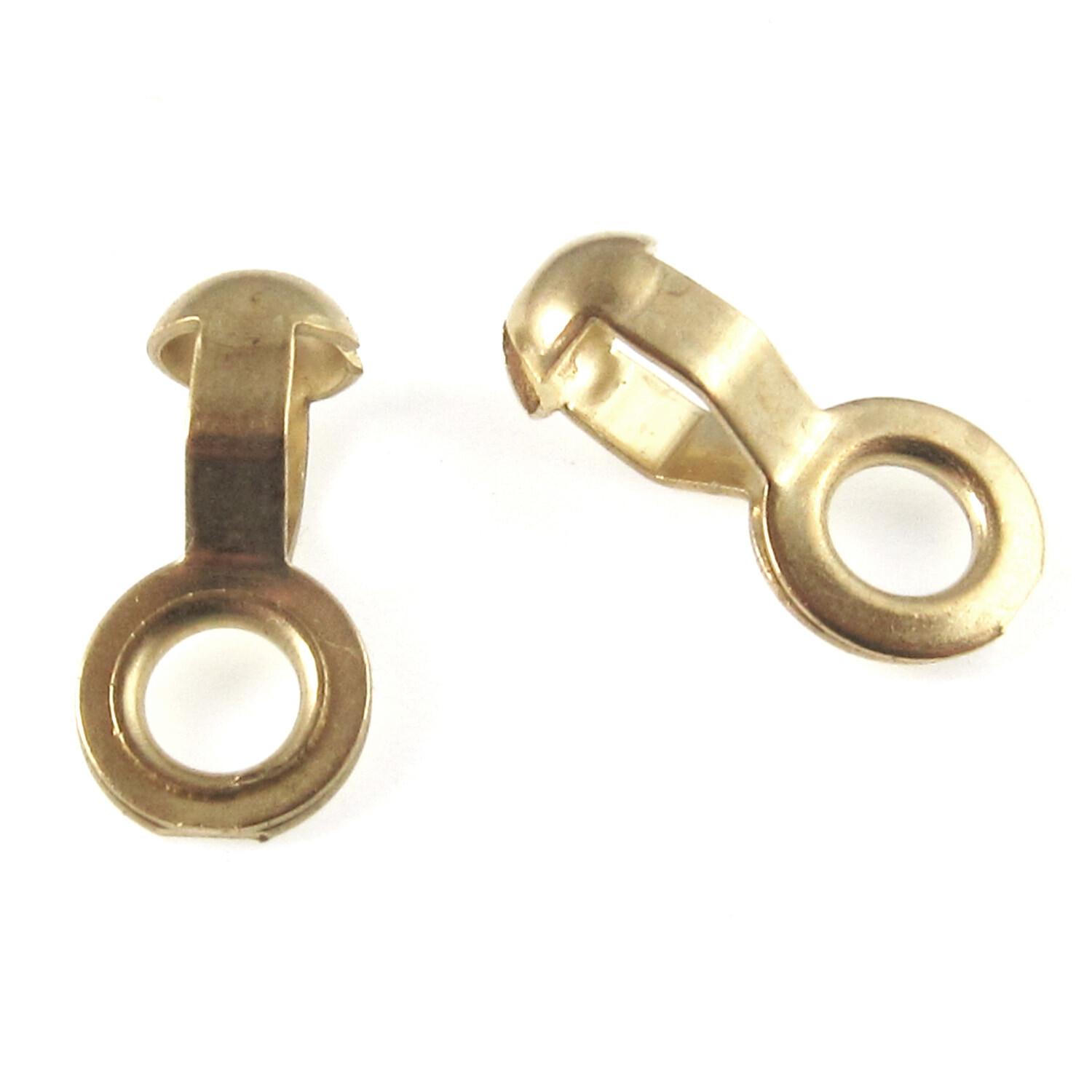 Brass Ball Chain #6 Lamp/Fan Pull Loop Connectors, “A” Coupling 50/Pkg
