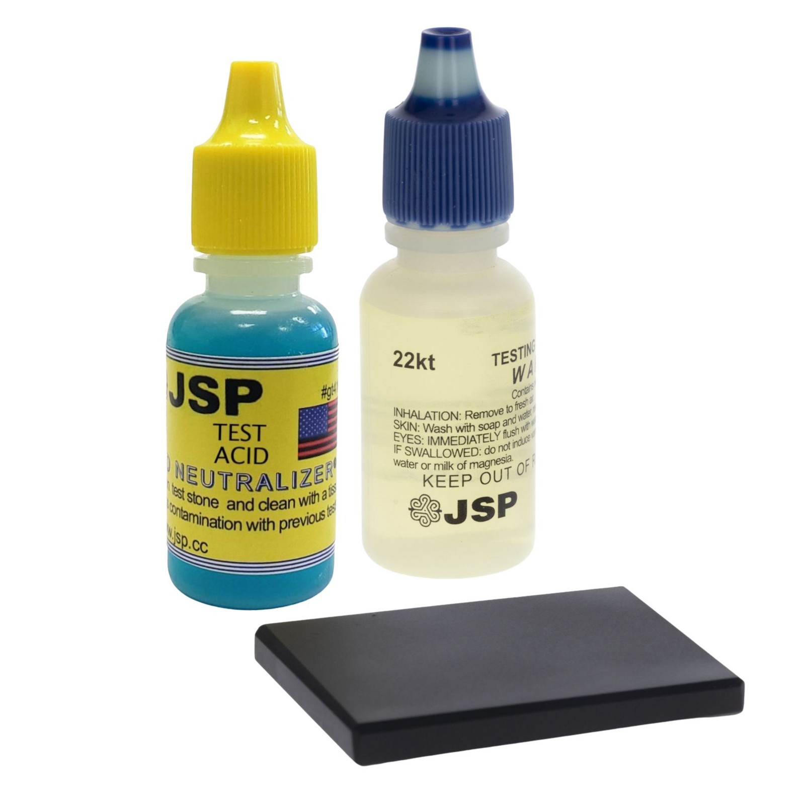 ToolTreaux 22 Karat Gold Testing Kit Acid Solution, Stone Neutralizer Combo