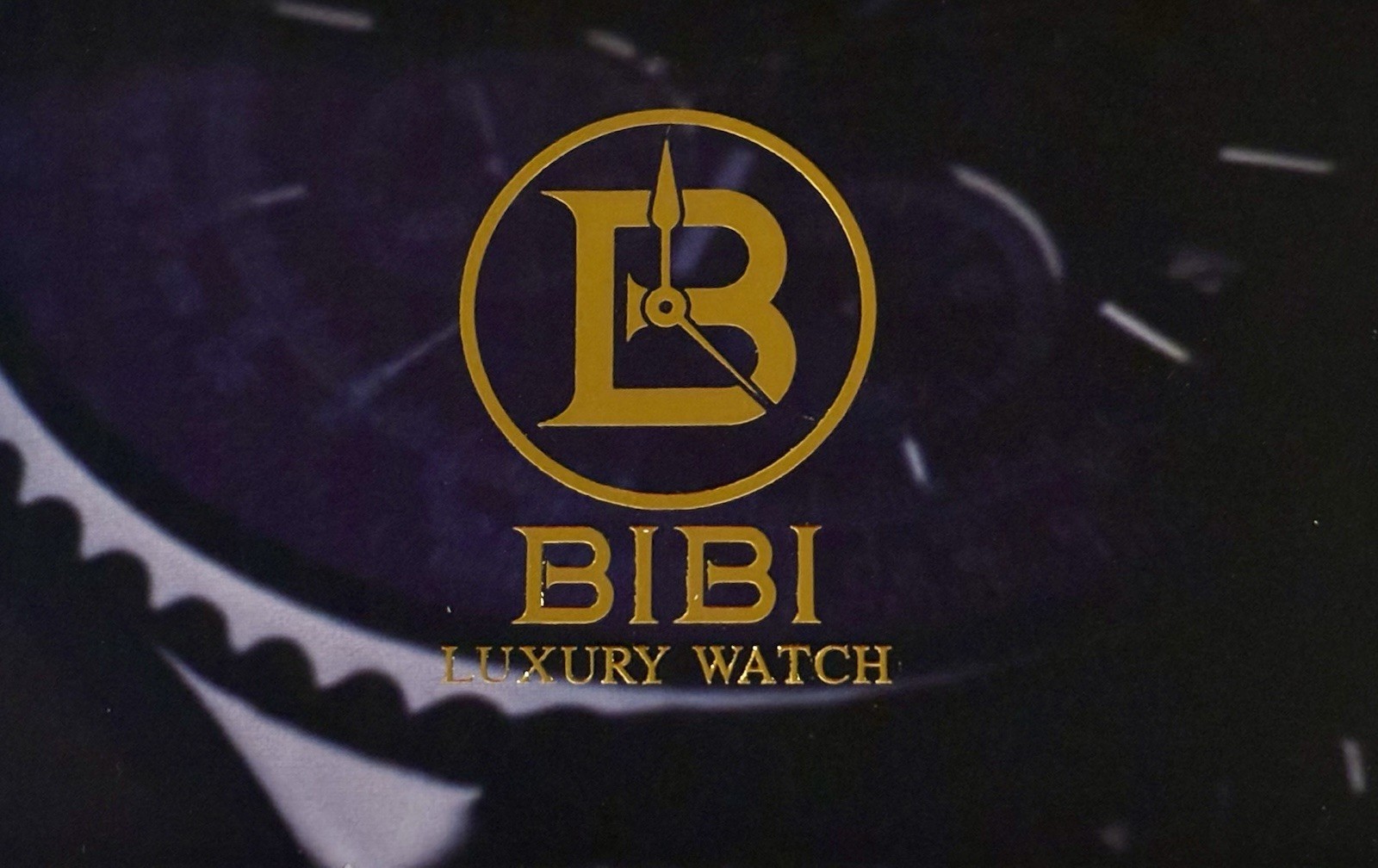 Bibi Luxury Watch Alloy Dial & Silicone Strap (B0128).