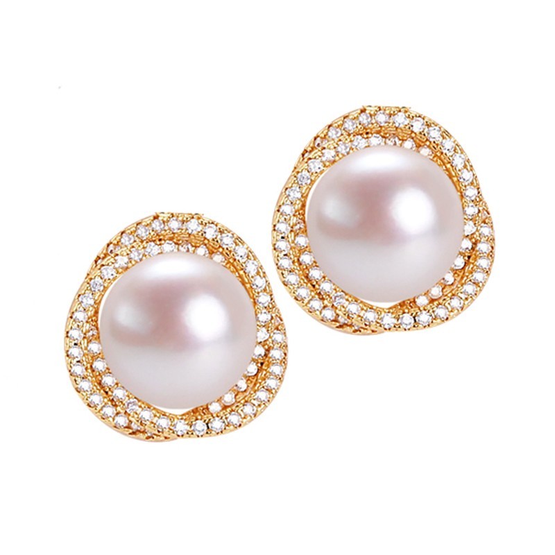 Pearl earrings , Silver Earrings , handmade earrings for women, AAAAA quality