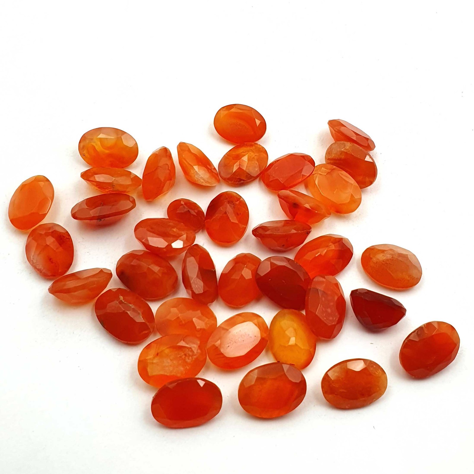 Natural Carnelian Oval Cut Loose Gemstone Lot 14 Pcs 11.50×15.50 MM 103 CT