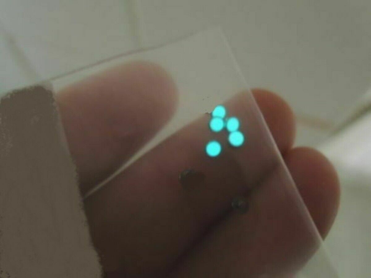 PEARL PIP DOT FOR BEZEL INSERT ROLEX SUBMARINER CERAMIC 114060 BLUE LUME USA