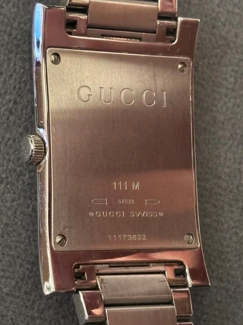 Battery Replaced Rare Working GUCCI Gucci 111 Square Face
