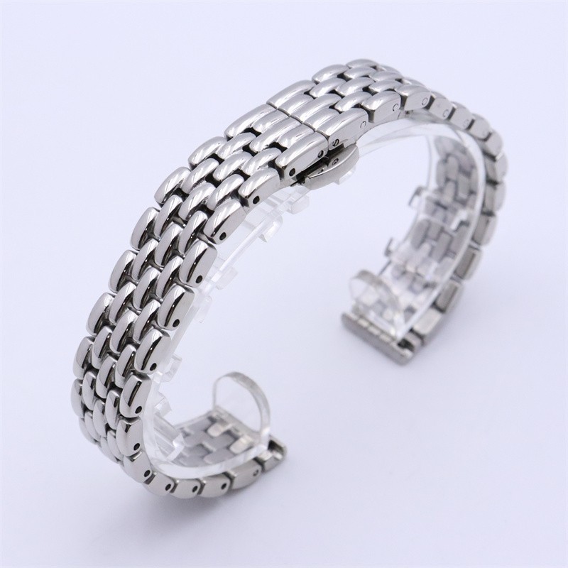 10mm 12mm 14mm 16mm Metal Bracelet Stainless Steel Watch Band Strap Women’s