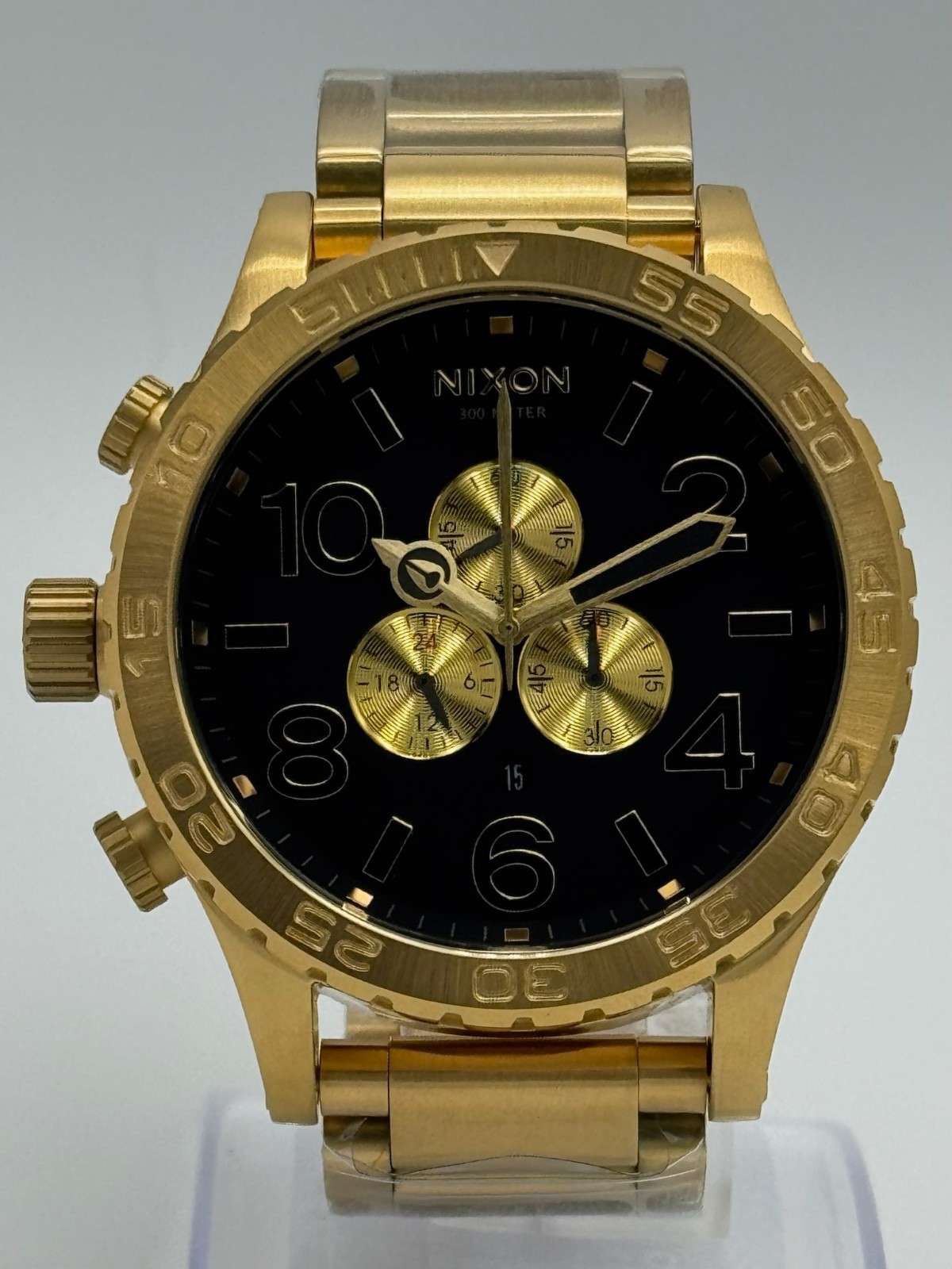 NIXON 51-30 Chrono – All Gold Black Chronograph Men’s Watch A083-510