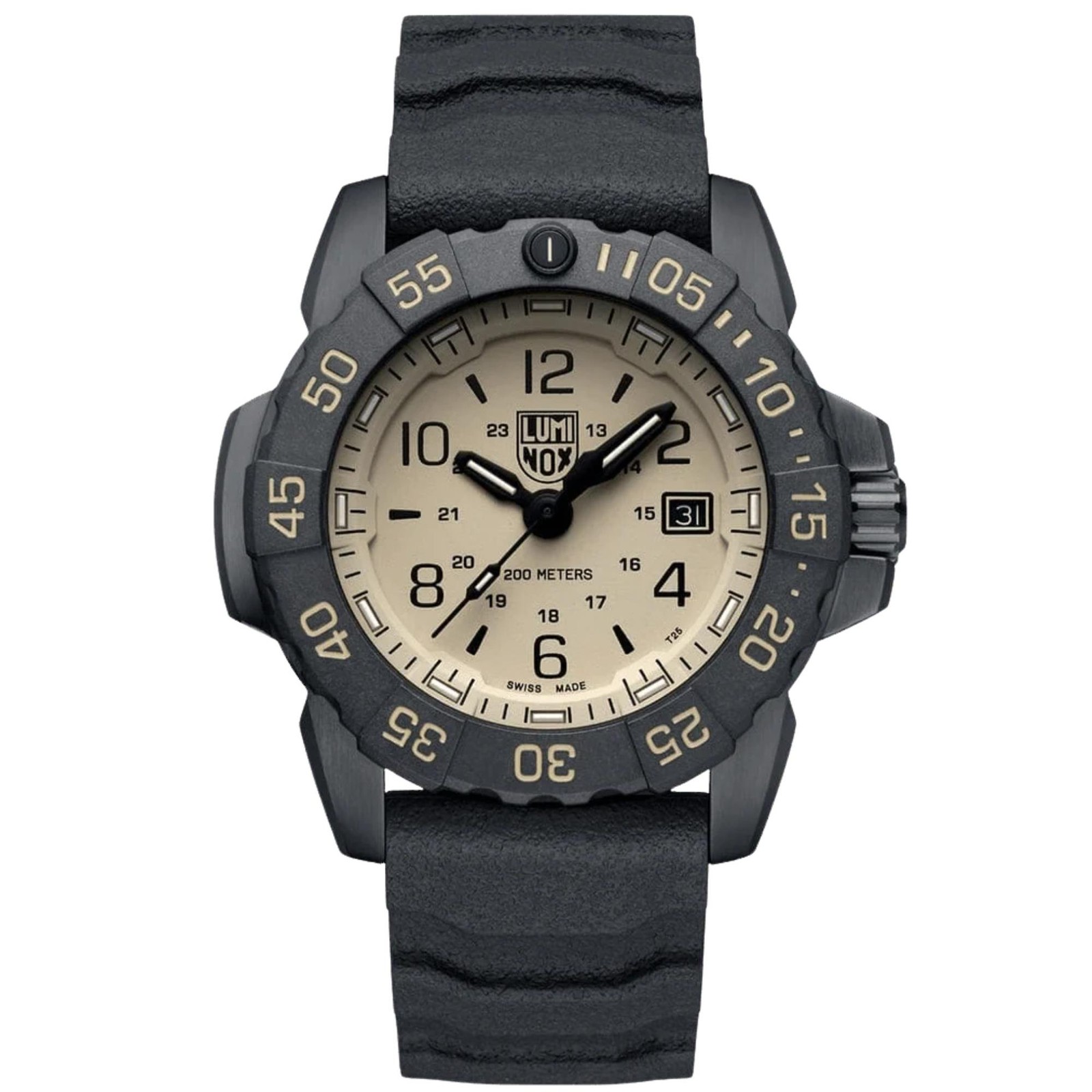 Luminox Navy Seal Men Quartz Watch XS.3251.CB.NSF.2 45mm Sand-Coloured Dial 200M