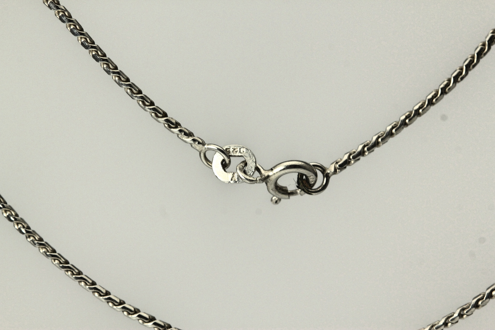925 Sterling Silver 9″ Thin Bead Chain with Spring Ring Clasp 2.4grams (BR2942)