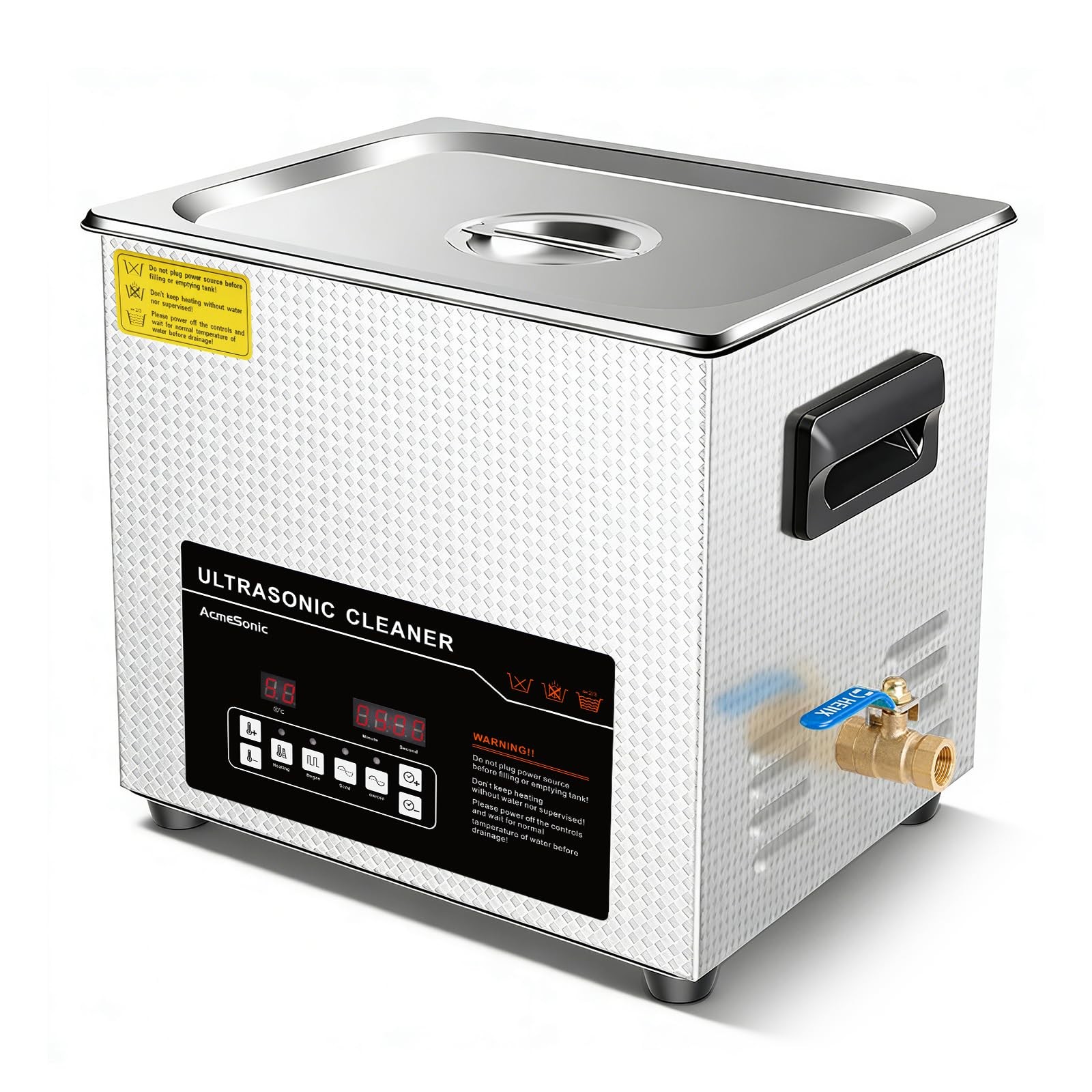 Ultrasonic Cleaner 10L Dual-Frequency Professional Digital Stainless Steel Cl…