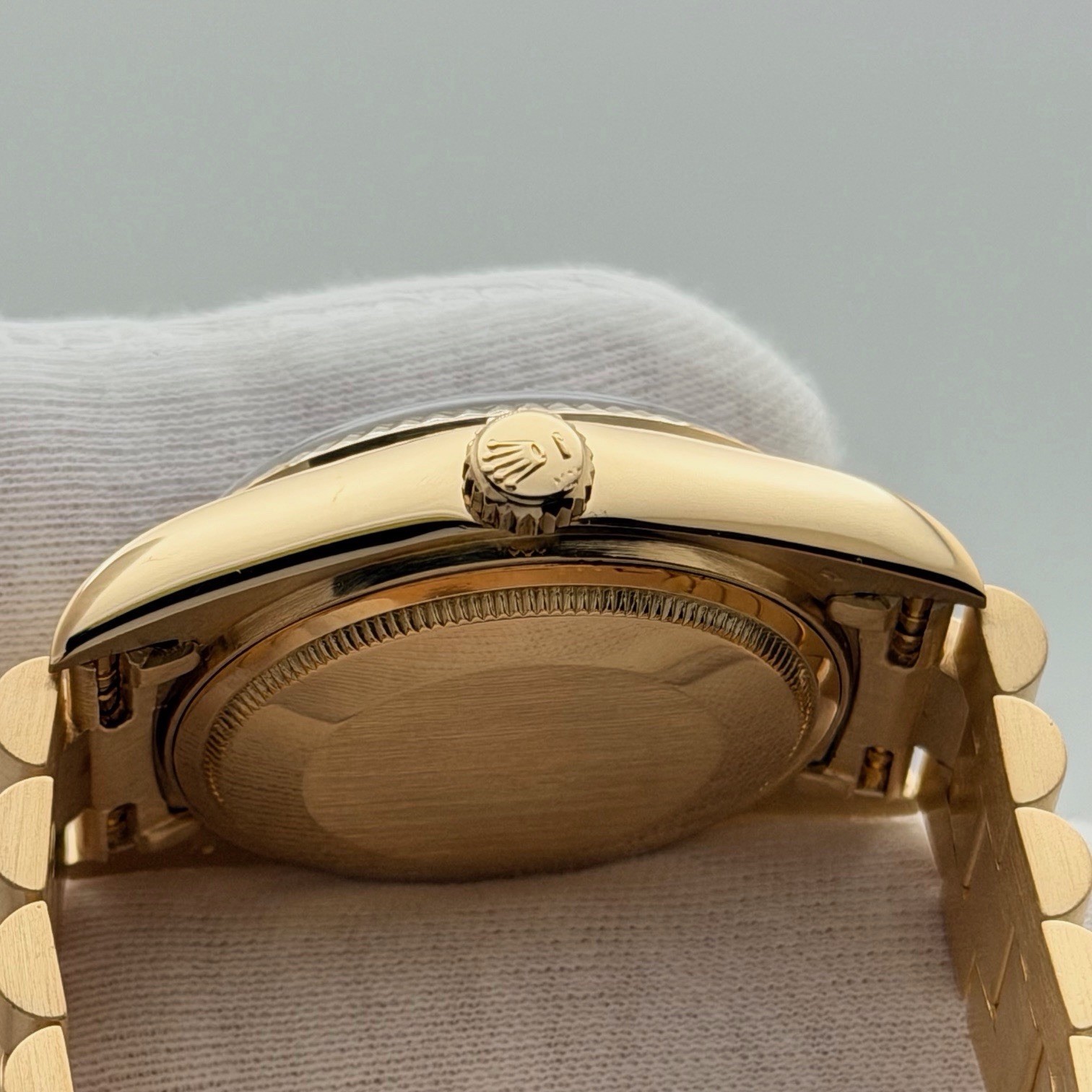 Rolex Day Date President 18038 36mm Black Onyx Dial Quickset 18K Yellow Gold