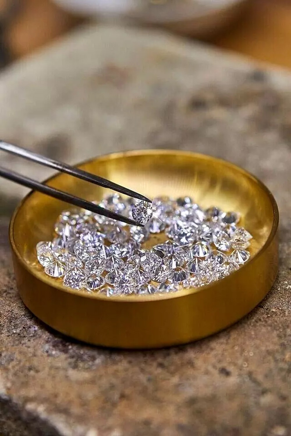 Certified 1.3 mm Round Cut CVD Diamond D Color IF Clarity 7 Pcs Diamond Lot