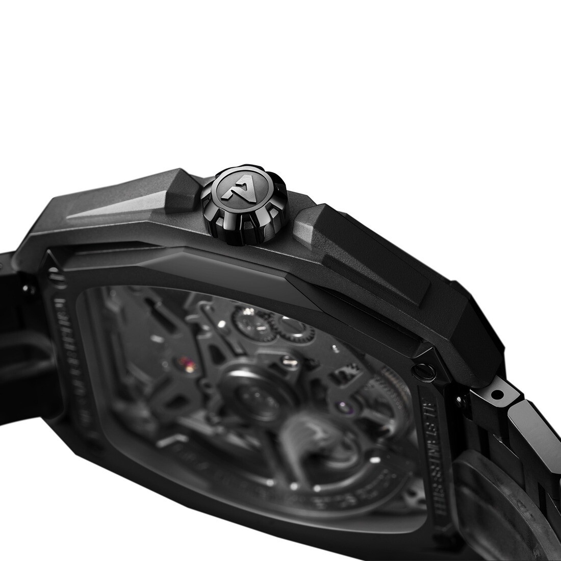 CIGA Design Z Hunter Steel Skeleton Tonneau Black Men’s Watch