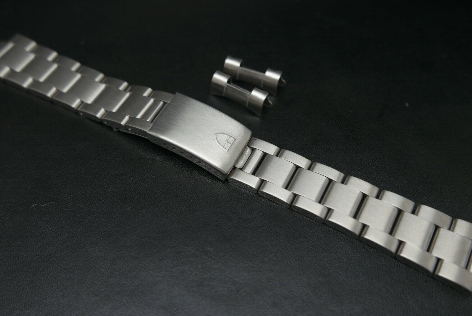For 19mm Tudor Oyster Replacement Silver Bracelet Watch Strap with Screw Links