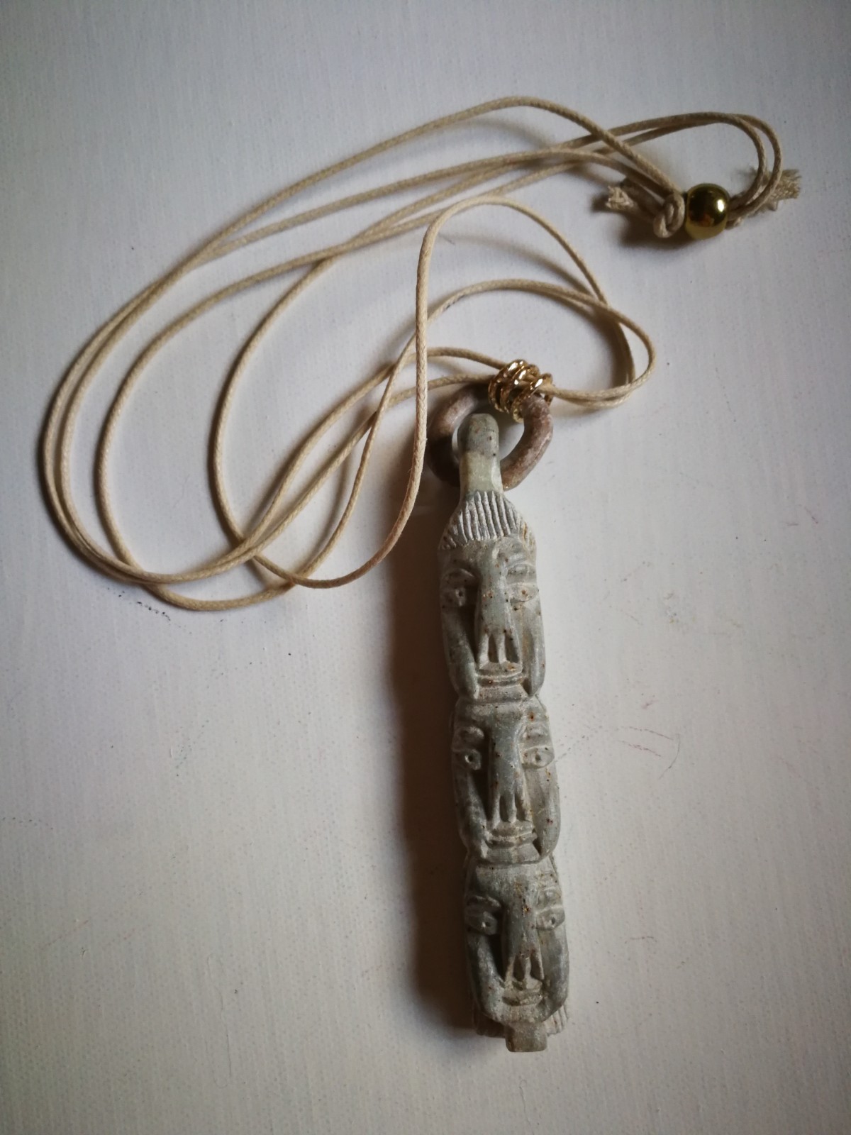 Native American Totem Shaman Talisman Pendant Magical Power Amulet Raw Stone God