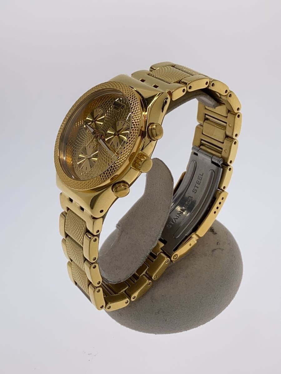 SWATCH Watch / Analog / Stainless Steel /GLD/GLD/SS//