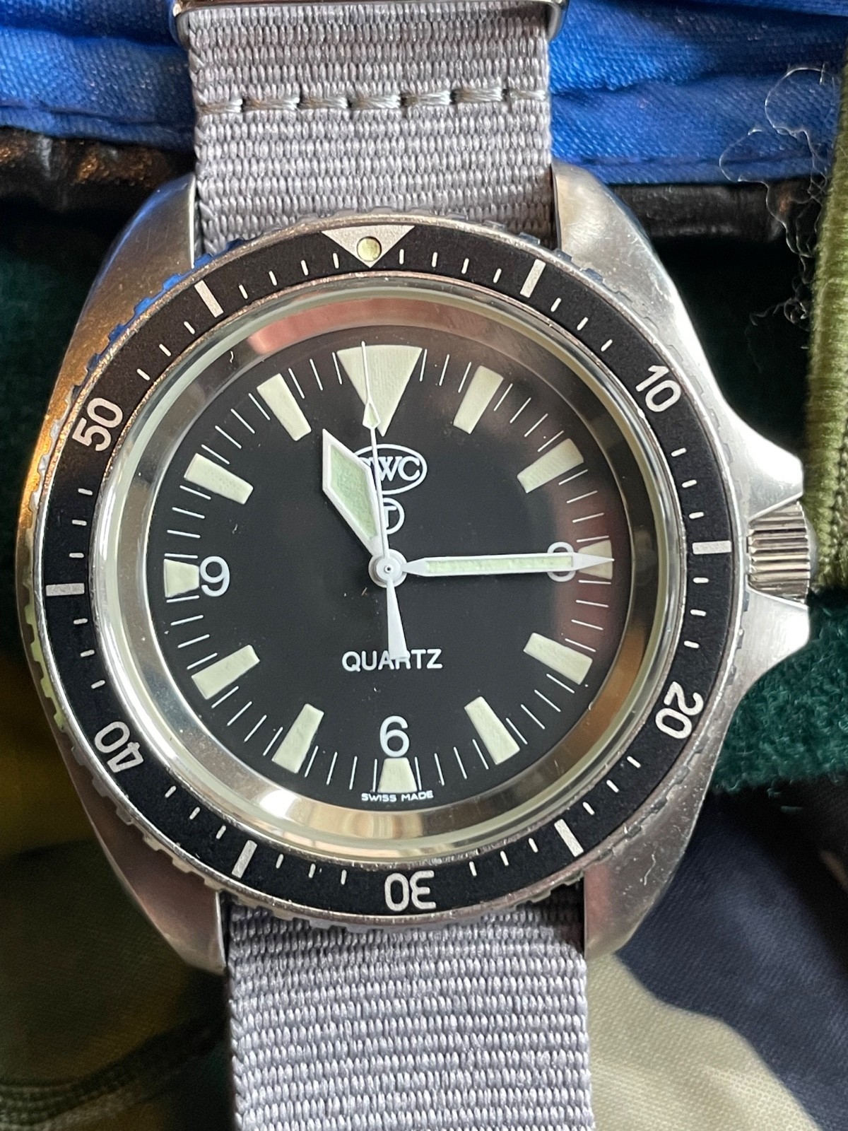 CWC 1999 Royal Navy DIVE watch ISSUED TO ROYAL COMMANDO RARE MILITARY VERSION