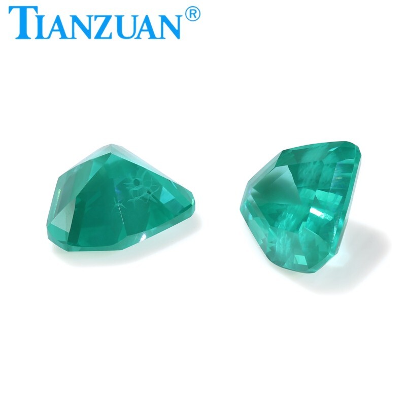 Irregular Shape YAG Paraiba Color Yttrium Aluminum Garnet Loose gemstone