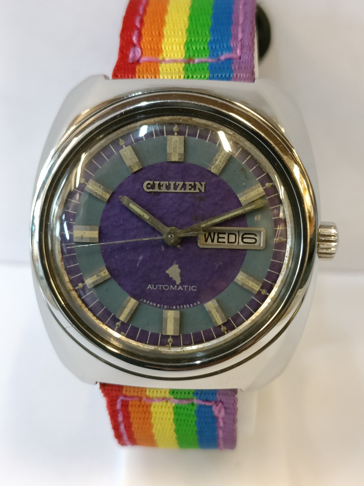 CITIZEN AUTOMATIC PATINA DIAL 14-720113 JAPAN MEN’S WORKING CONDITION
