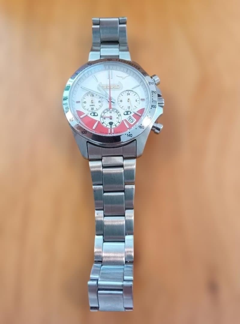 SEIKO N700S Shinkansen Kamome Debut Ltd. 5000 Chronograph Watch 8T63-01M0 Japan