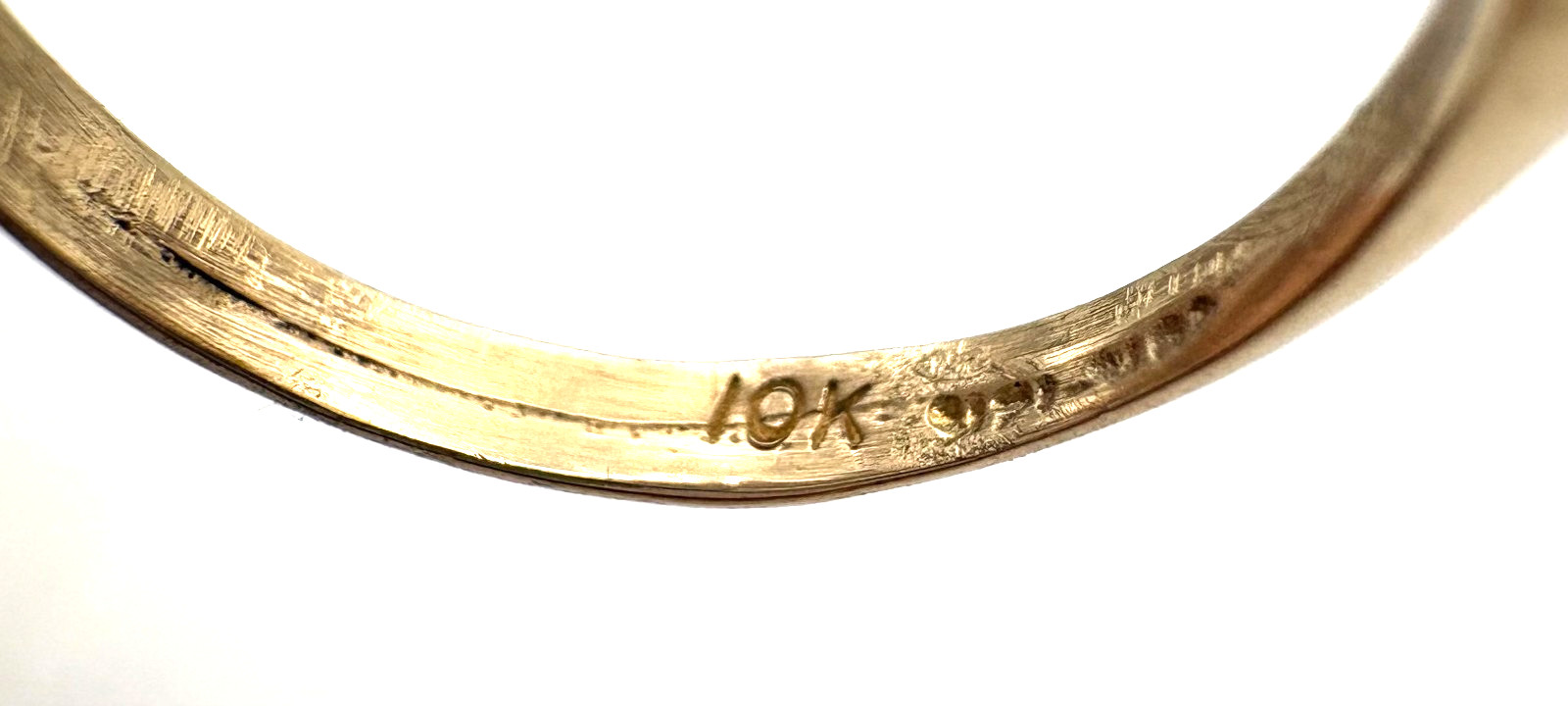estate 10k yellow gold two tone leaf ring sz 6 – 2.4 grams $299 #901 24 hr. ship