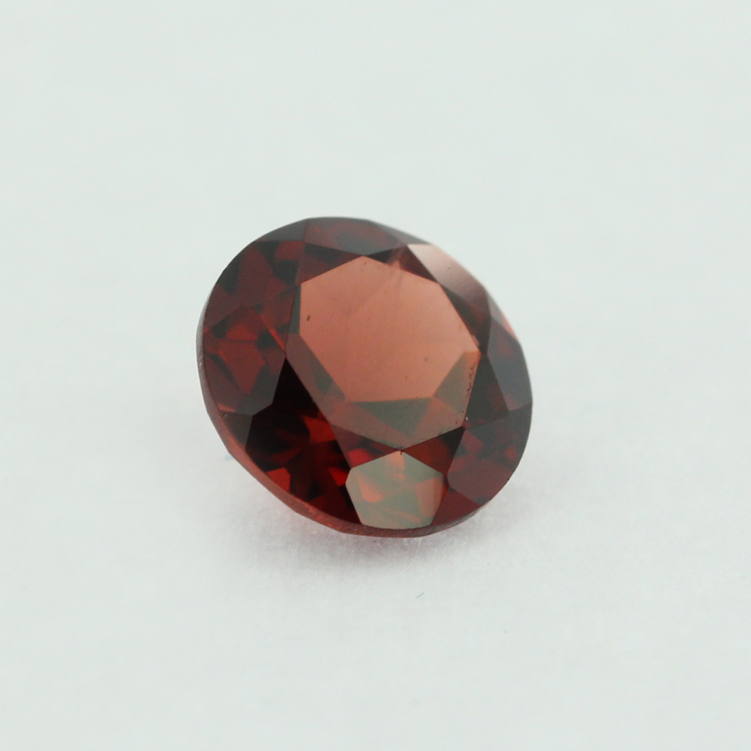 Loose Round Cut Genuine Natural Garnet Stone Single Almandine Red Birthstone