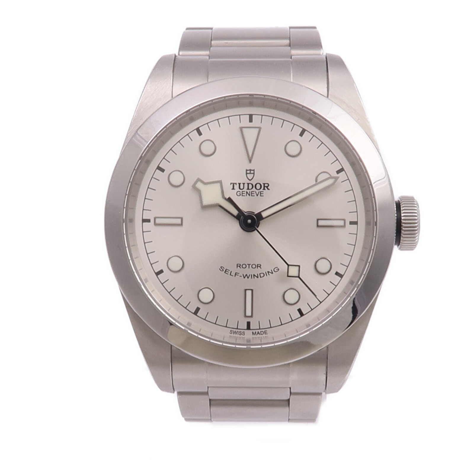 TUDOR Heritage Black Bay Automatic Watch 79540 Stainless Steel White
