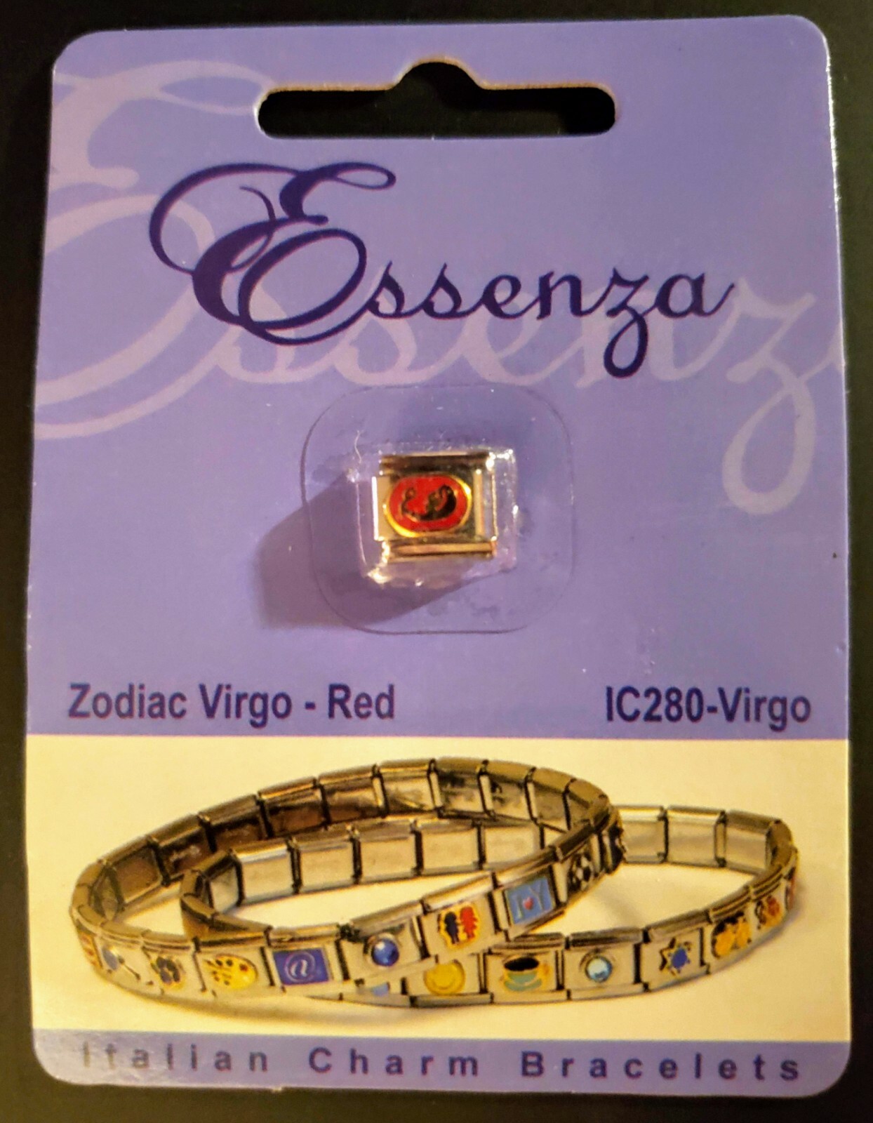 ESSENZA ITALIAN CHARM – RED ZODIAC LINKS