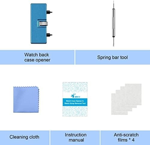 Adjustable Rectangle Watch Back Case Cover Opener Remover Wrench Repair Kit Tool