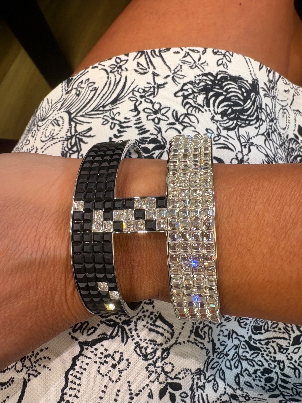 Swarovski Atelier Viktor And Rolf Frozen Crystals Cuff Bracelet