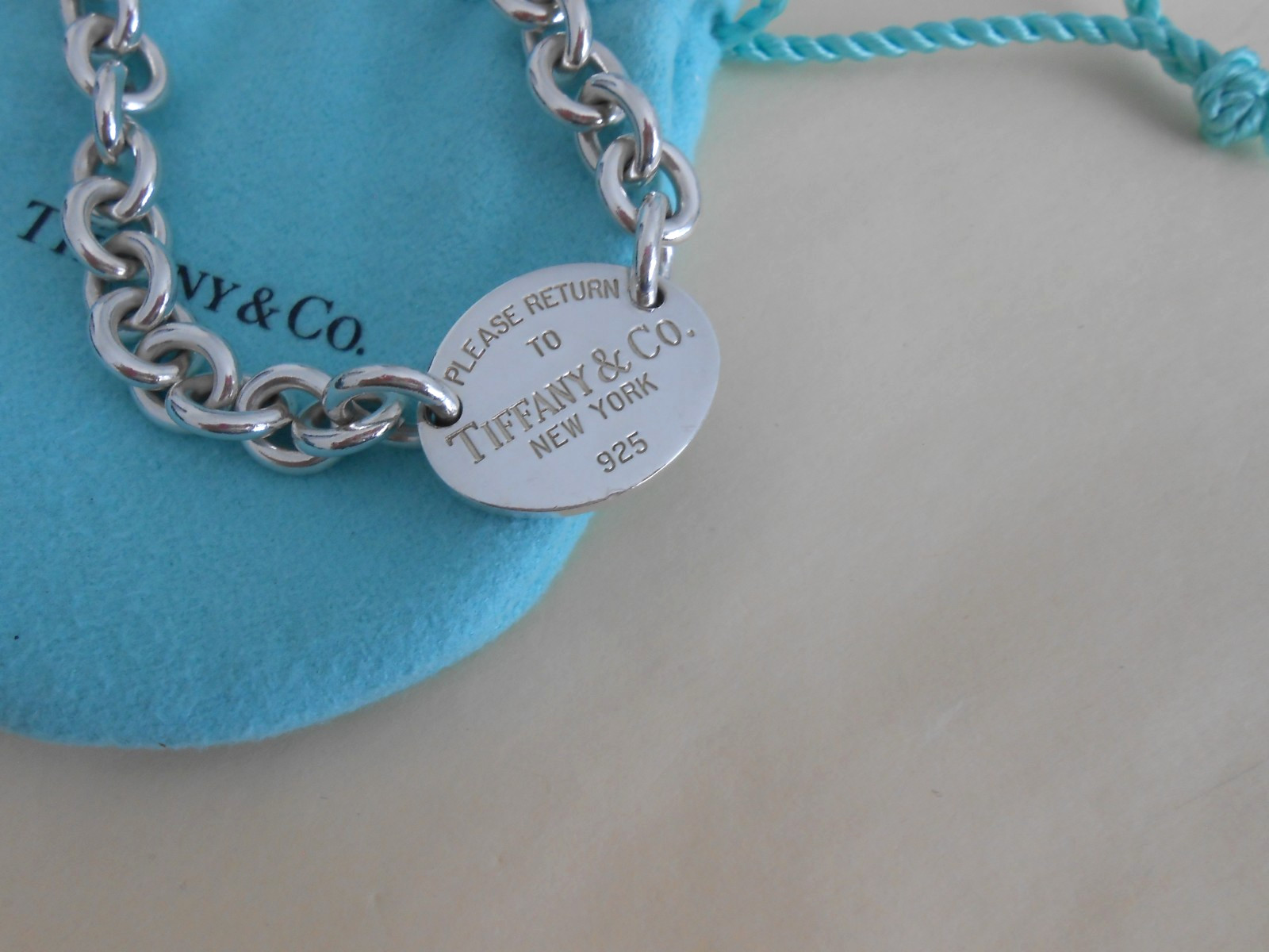 Tiffany & Co. Return to Tiffany Oval Tag Bracelet 8.25”