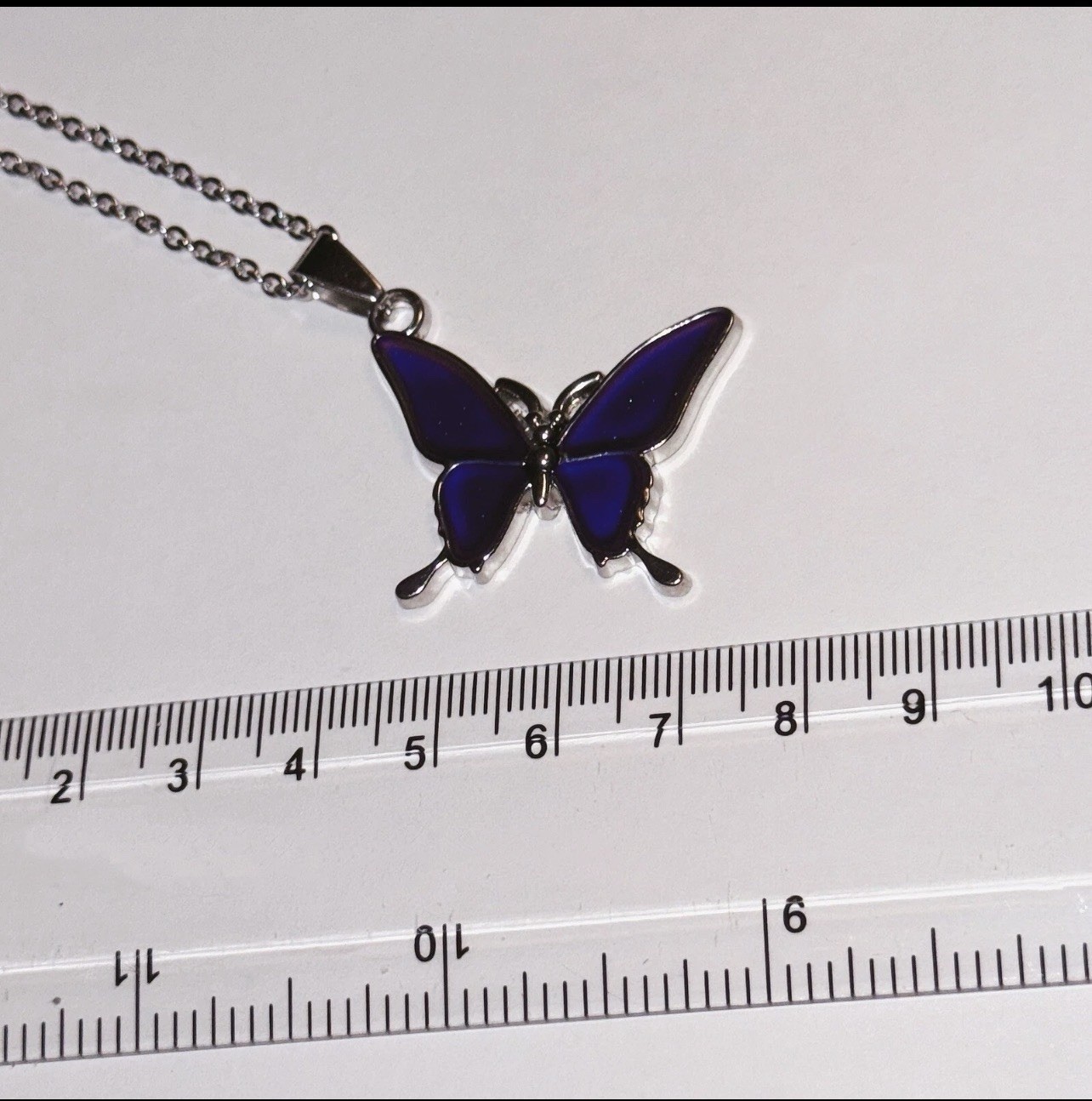 Butterfly Necklace Changes With Mood as Pictured on 20”inch Necklace