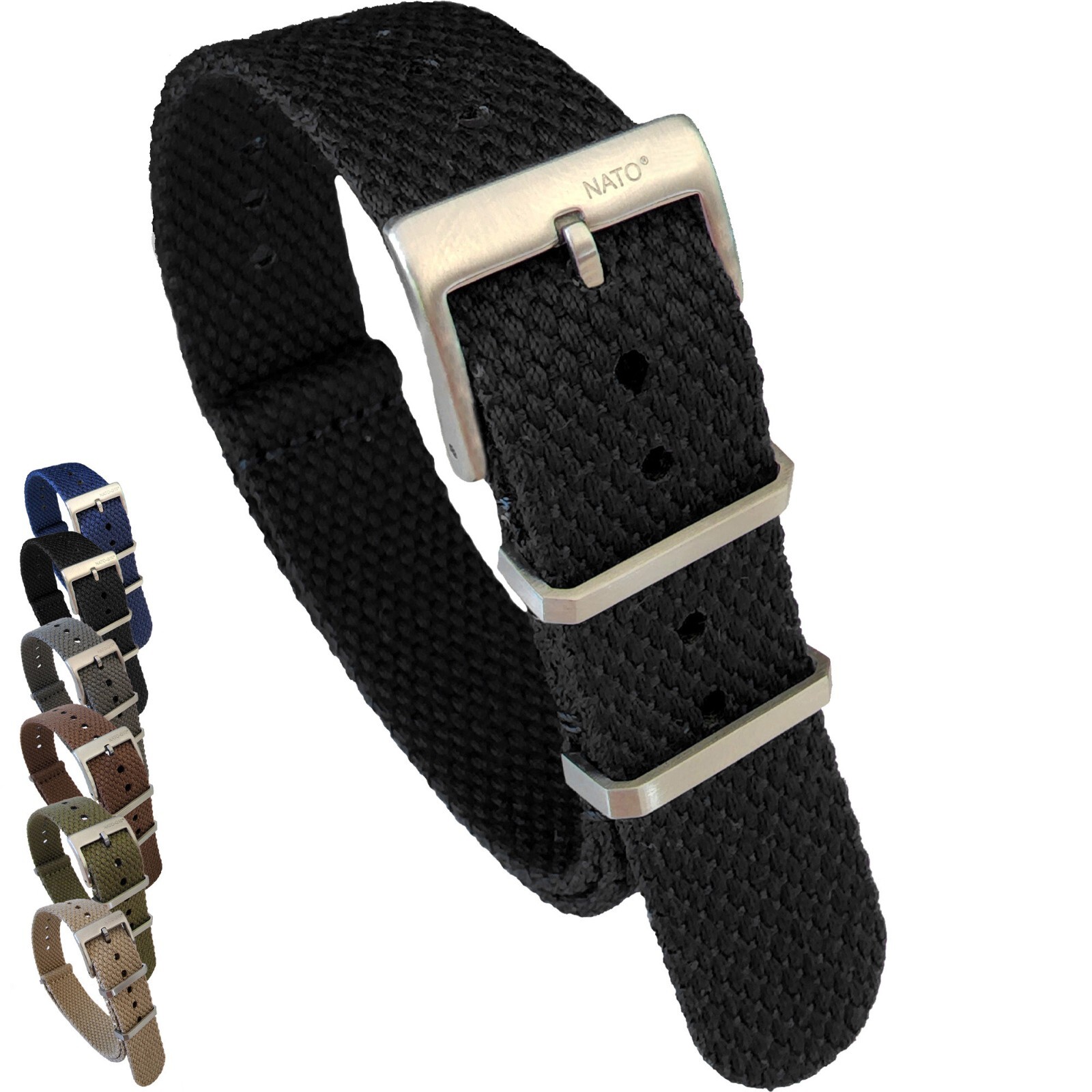 NATO® Hemp Eco Friendly Heavy Nylon Watch strap Breathable Ultra Soft Flexible