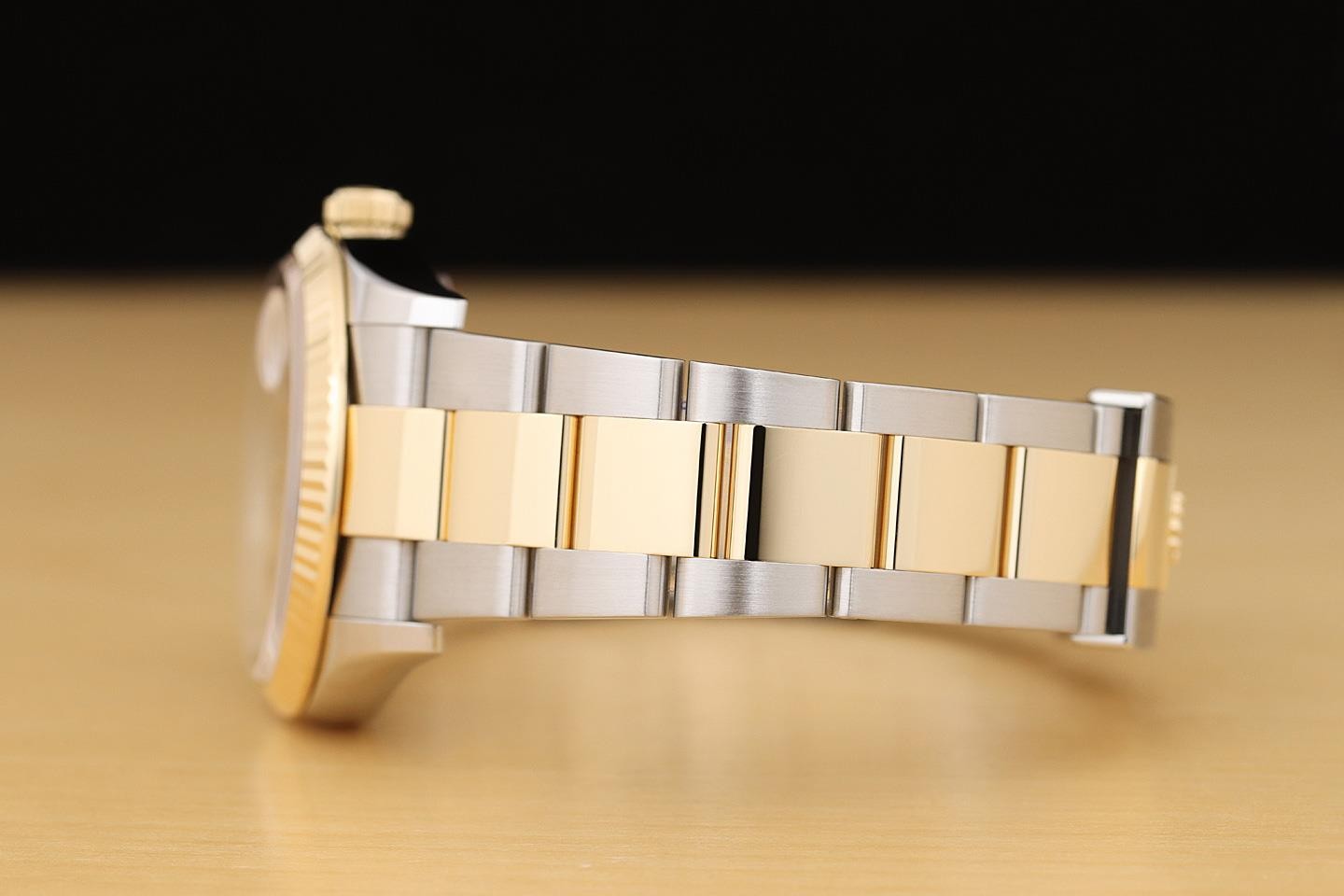 2019 CARD ROLEX DATEJUST 126233 18K YELLOW GOLD STEEL 36MM 2TONE CHAMPAGNE WATCH