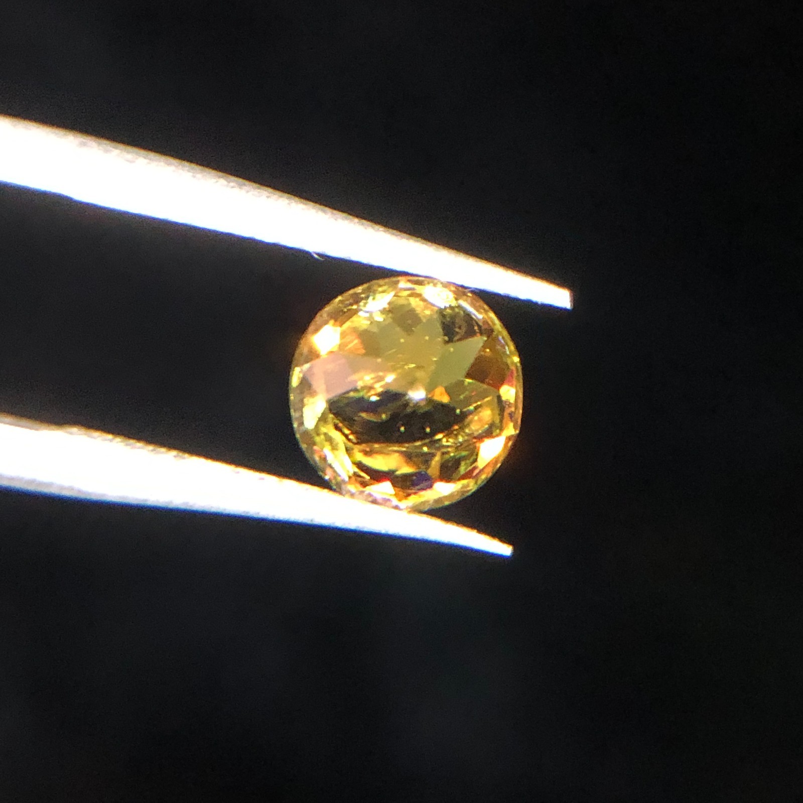 1.60 Carat Natural Sphene Round Cut – 6.81×4.68mm Gemstone