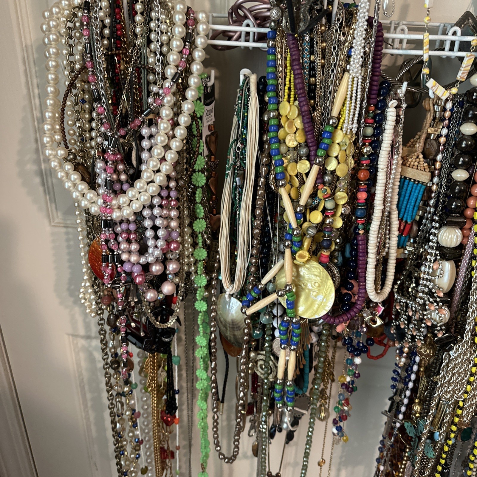 Mixed Wearable Jewelry Lot Bag Vintage to Modern 3 Lbs Necklaces & More