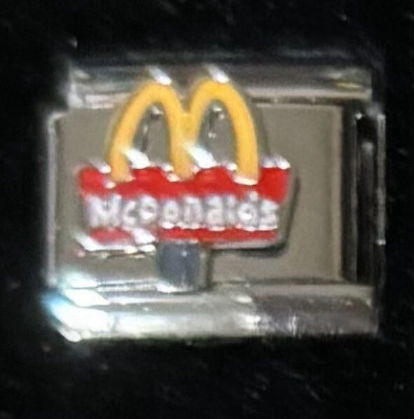 McDonald’s Wholesale Italian Charm Enamel Link 9MM K45-2