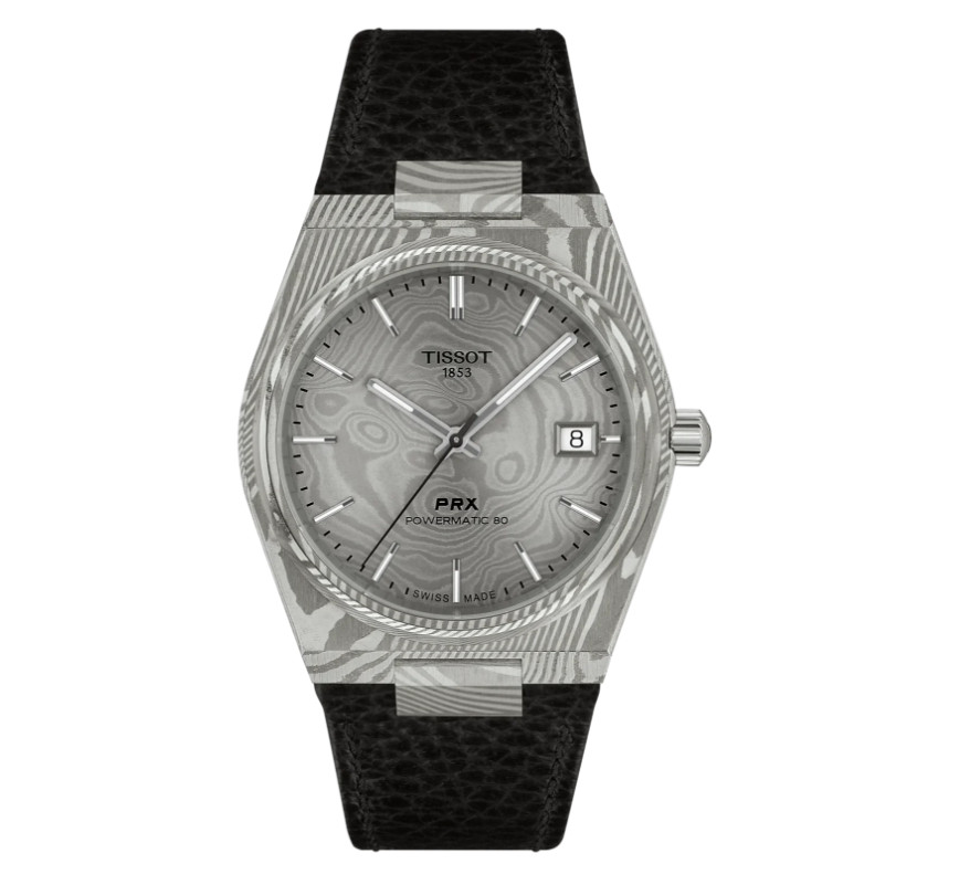 Tissot PRX Damascus Steel Grey Dial Automatic 38mm Men’s Watch T1378079608100