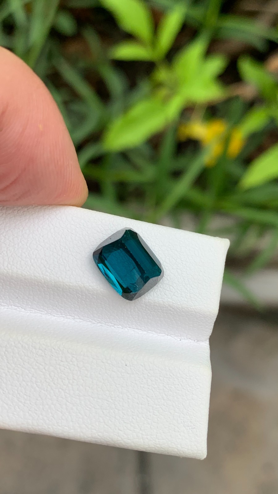Natural Indicolite Blue Tourmaline faceted , Origin: Afghanistan