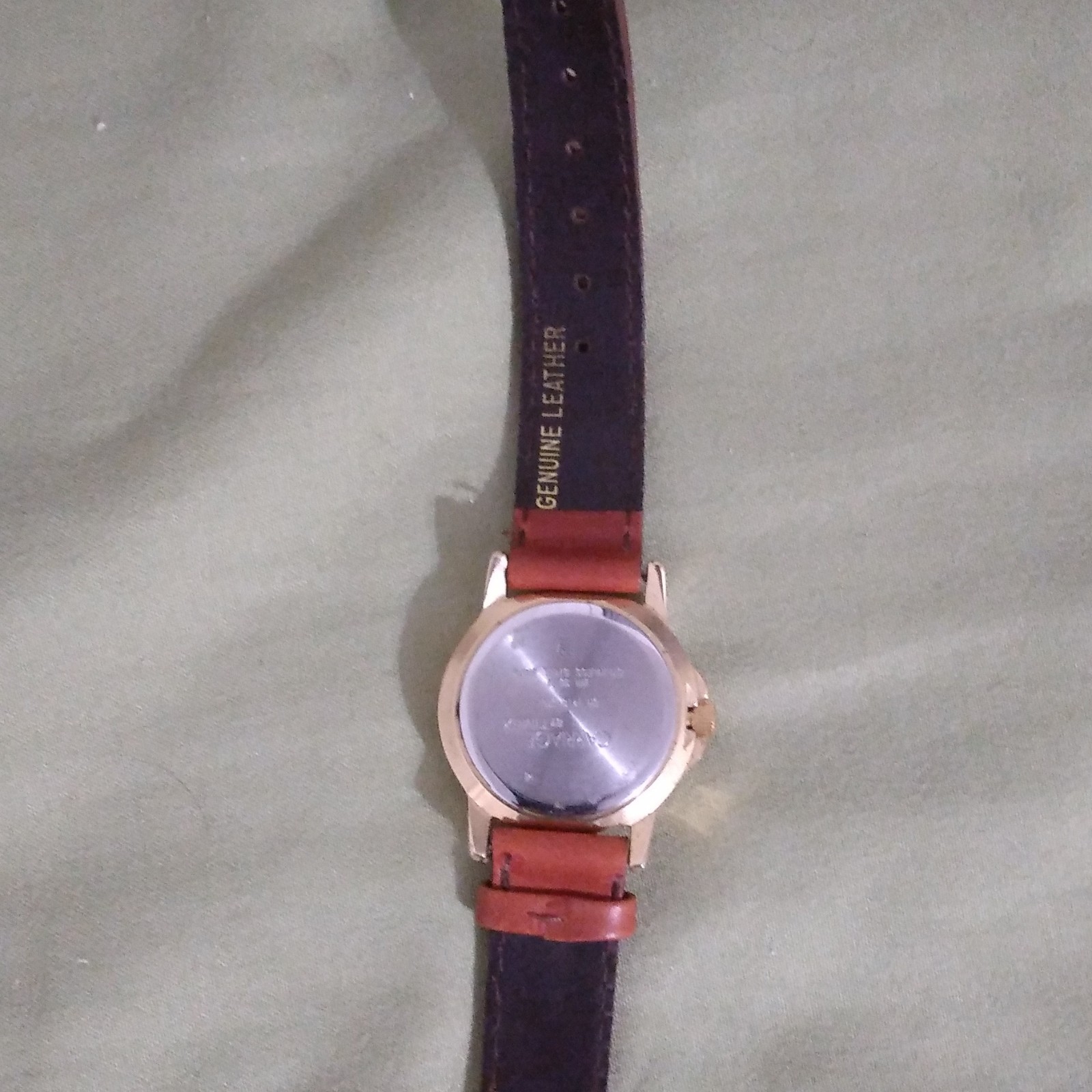 Timex Carriage Women’s Quartz Analog Date Gold Tone Brown Leather 25mm 30m