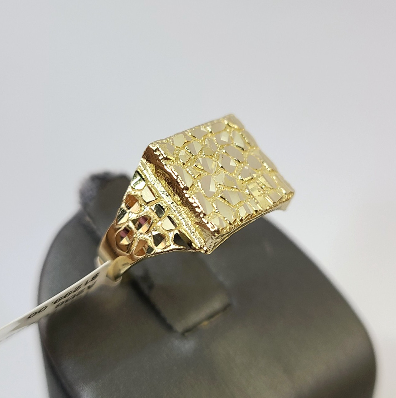 10k Nugget Ring Yellow Gold Women Men Real Genuine 10Kt