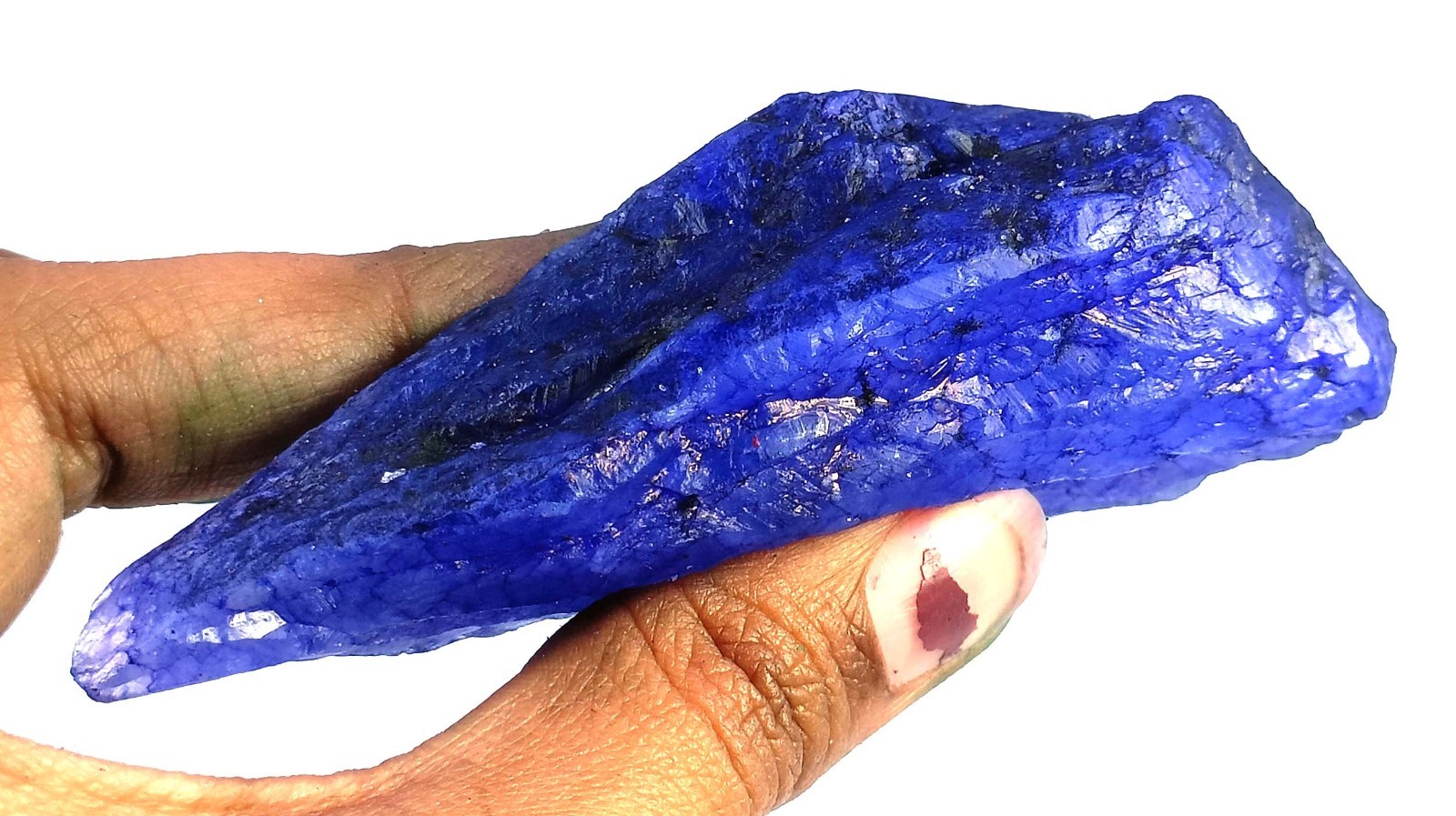 Gorgeous Quality 428 Ct Natural Blue Tanzanite Rough IGL Certified Gemstone 6MHA